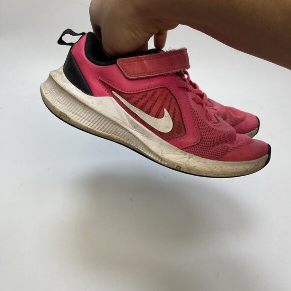 Nike Downshifter 10 PS 'Hyper Pink' Girl Sz 2Y Running Training Sports Sneaker - Picture 8 of 13